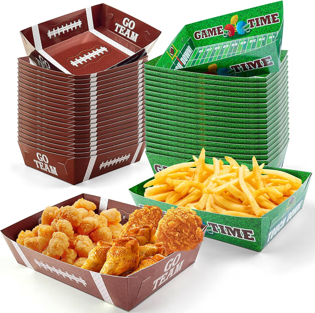 OHOME Football Party Supplies - 40 Pack Superbowl Party Decorations 2026 | Football Plates Dispos... | Amazon (US)