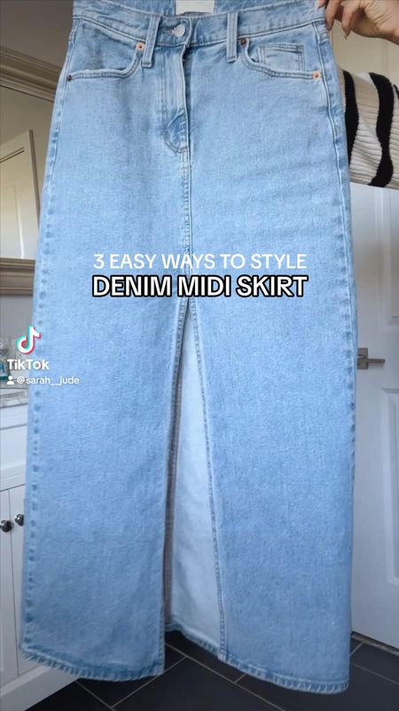 3 Easy Ways To Style a Maxi/Midi Denim Skirt This Spring! 

#LTKworkwear #LTKSeasonal #LTKtravel