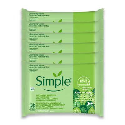 Simple Kind To Skin Cleansing Make Up Remover Wipes - Travel Wipes - 6 pc | Target