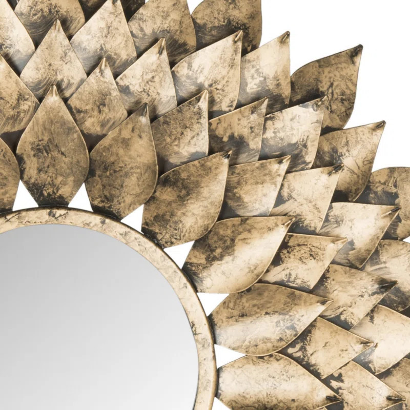 Sunburst Metal Wall Mirror | Wayfair North America