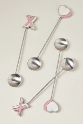 Valentine's Day Teaspoons, Set of 4 | Anthropologie (US)
