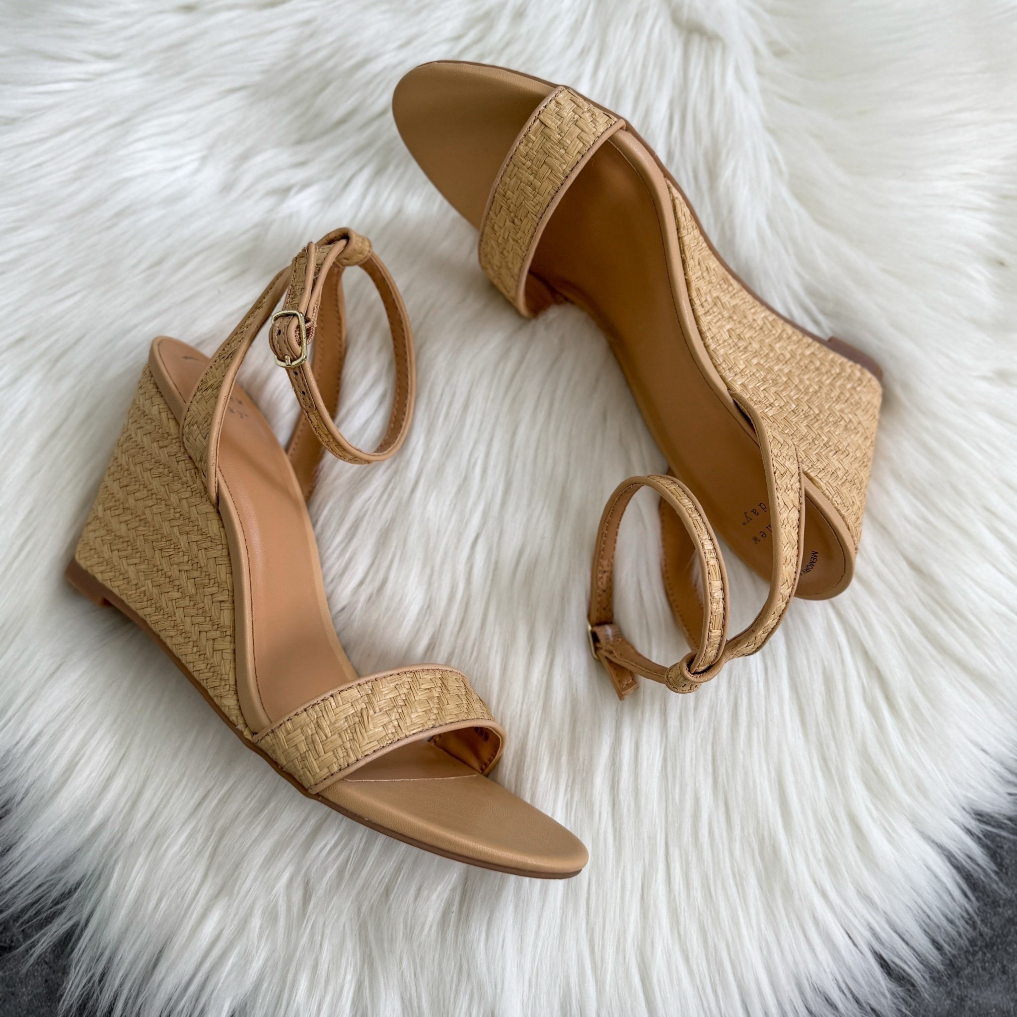 Target  Women’s Tish Almond Toe Wedge Heels A New Day Natural runs true to size