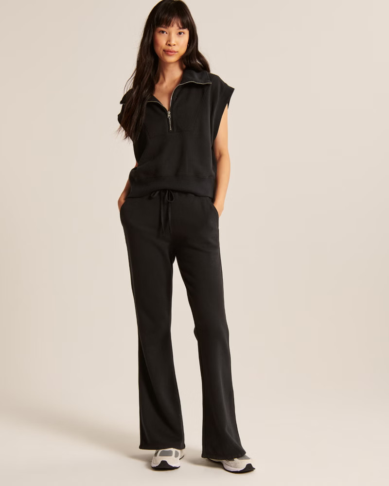 Fleece Half-Zip Vest | Abercrombie & Fitch (US)