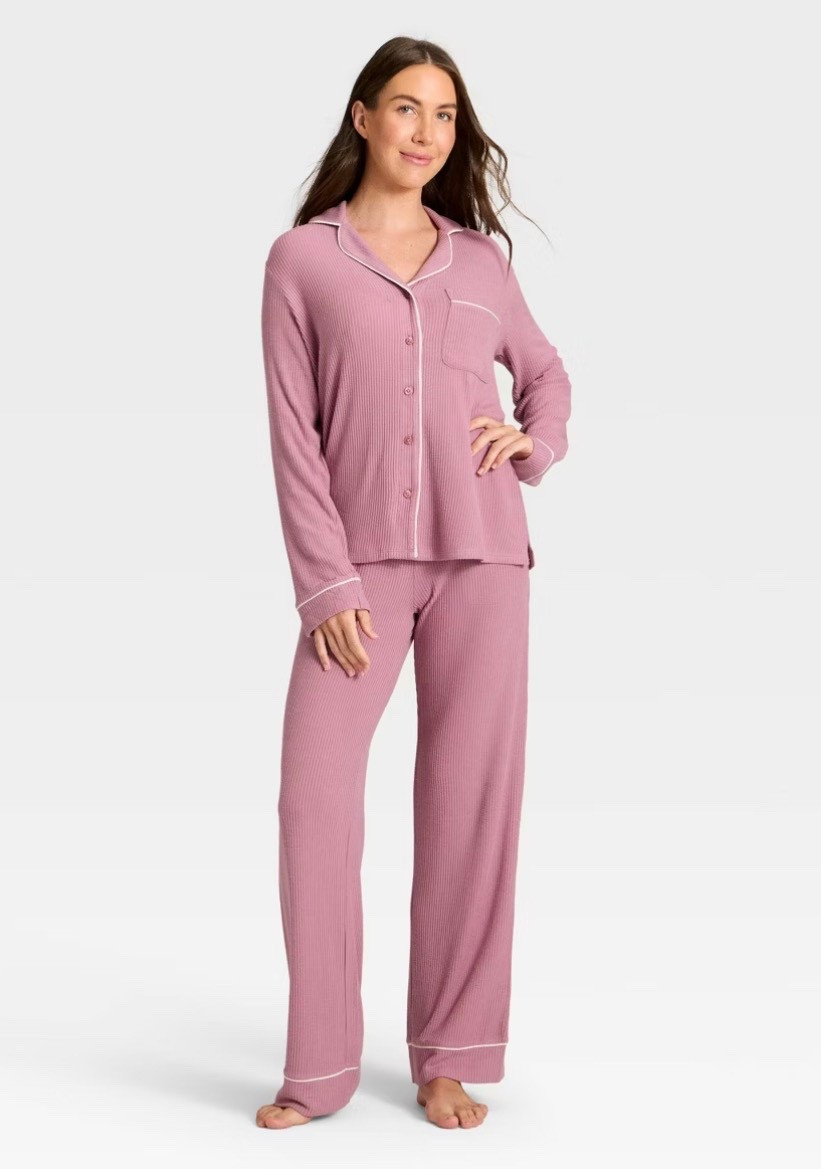 How cute are these Jammie’s! So so soft with a ribbed material! Love the edges piping! On sale with Targets Early Black Friday deals! 40% off! 

#LTKSaleAlert #LTKHoliday #LTKGiftGuide