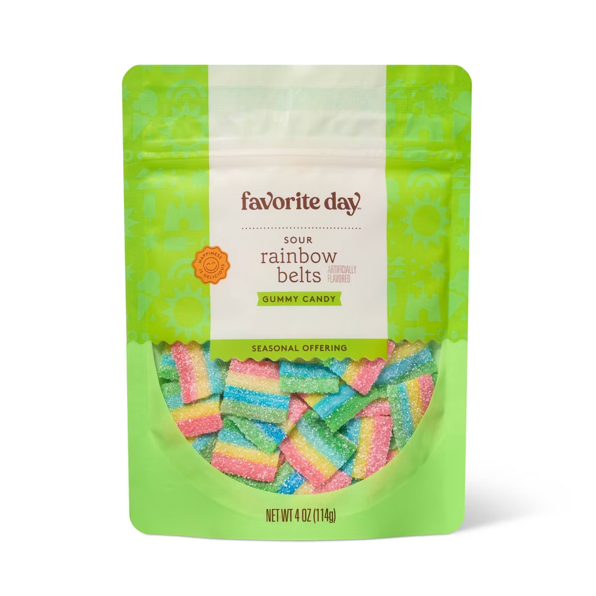 Sour Rainbow Mini Belts Candy - 4oz - Favorite Day™ | Target
