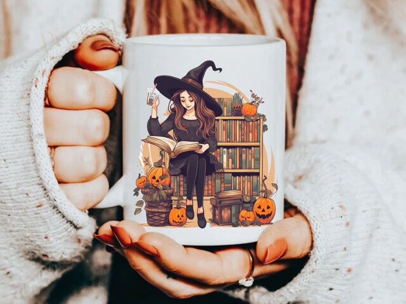 Cute Witch Camping Mug Goth Gift Witchy Sister Present Ghostly - Etsy | Etsy (US)