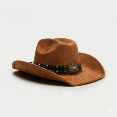 Cherie Code Lost In Wanderlust Cowboy Hat - Brown | Target