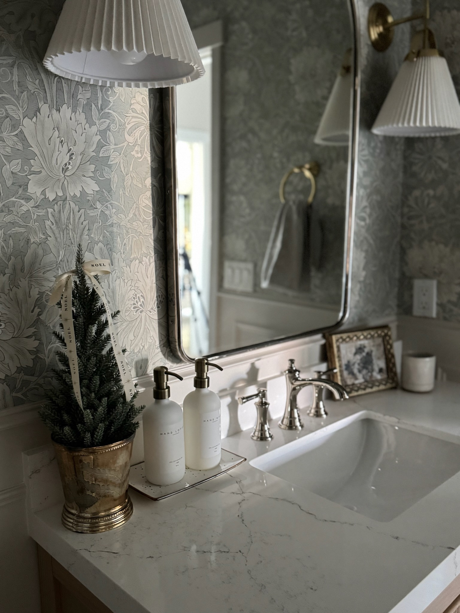 I added the cutest pot and faux tree to the girls bathroom downstairs and I love it!! I added this ribbon for an additional feminine touch and it’s perfect!! 

#LTKStyleTip #LTKHome #LTKHoliday