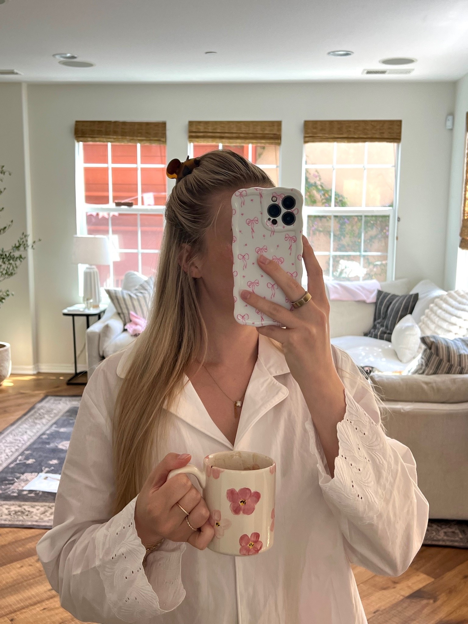 White Cotton Eyelet Embroidered Pajamas

#LTKmomlife #LTKmorningroutine #LTKdayinmylife