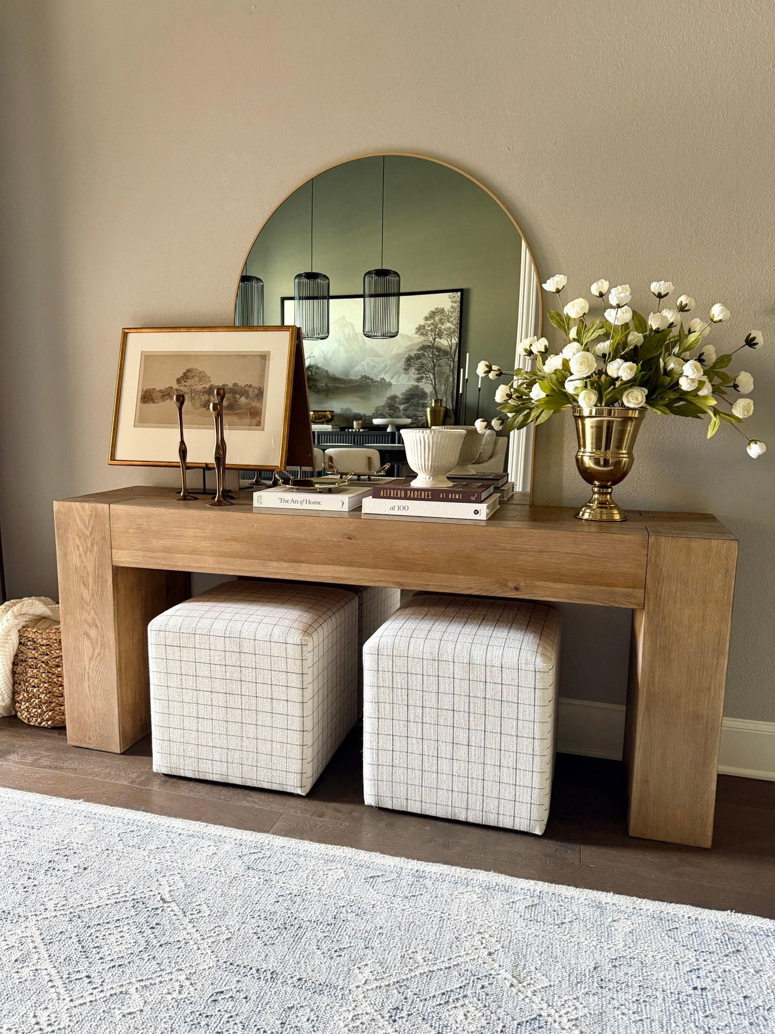January console table refresh with a little look back at some past favorites 💙

I love carrying what still feels timeless into a new season. Neutral tones, layered textures, and simple decor always work!

console table styling, entryway decor, foyer decor ideas, neutral home decor, entryway table inspiration

Everything here is styled in my real home, no AI, just spaces I truly live in.

#LTKFindsUnder50 #LTKSeasonal #LTKHome