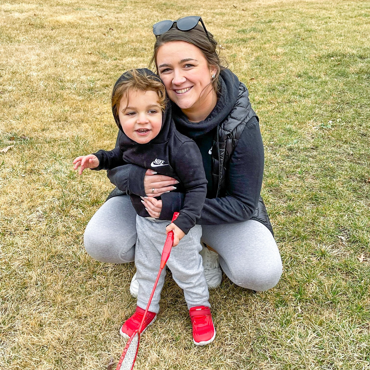 Mommy and me Nike outfit! Sporting our favorite black Nikes hoodies for this early spring weather! 

#LTKfamily #LTKkids #LTKbump