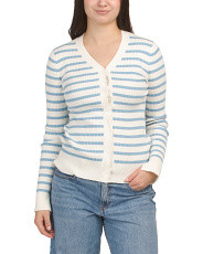 Striped Button Down Cardigan | Women | Marshalls | Marshalls