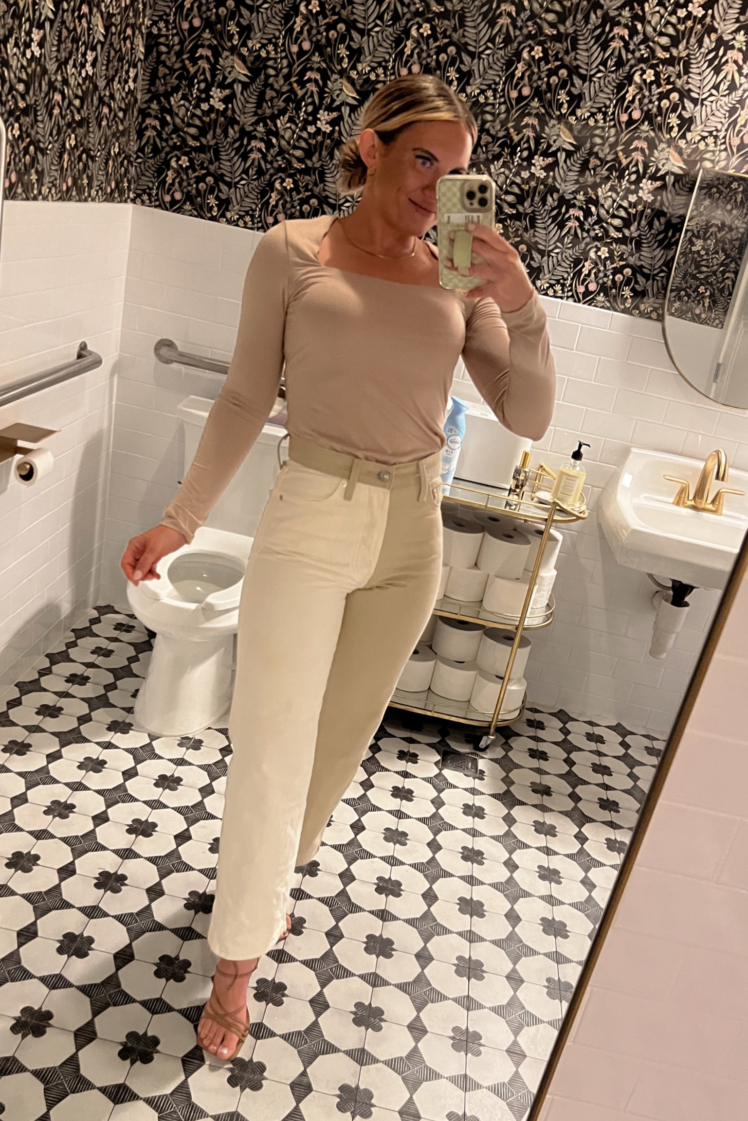 Neutral casual Fall outfit dress it up or down under $50 fall basics 

#LTKfindsunder50 #LTKfindsunder100 #LTKstyletip