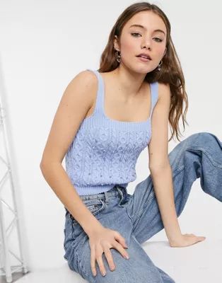 New Look beaded coordinating cami in light blue | ASOS (Global)