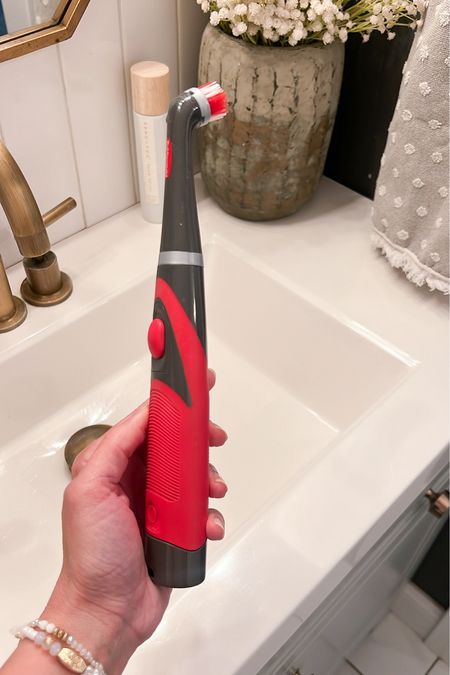 This little brush does a great job cleaning reaching hard places. Awesome for grout and around and in between faucets. 
It’s currently on Sale! 

#LTKHome