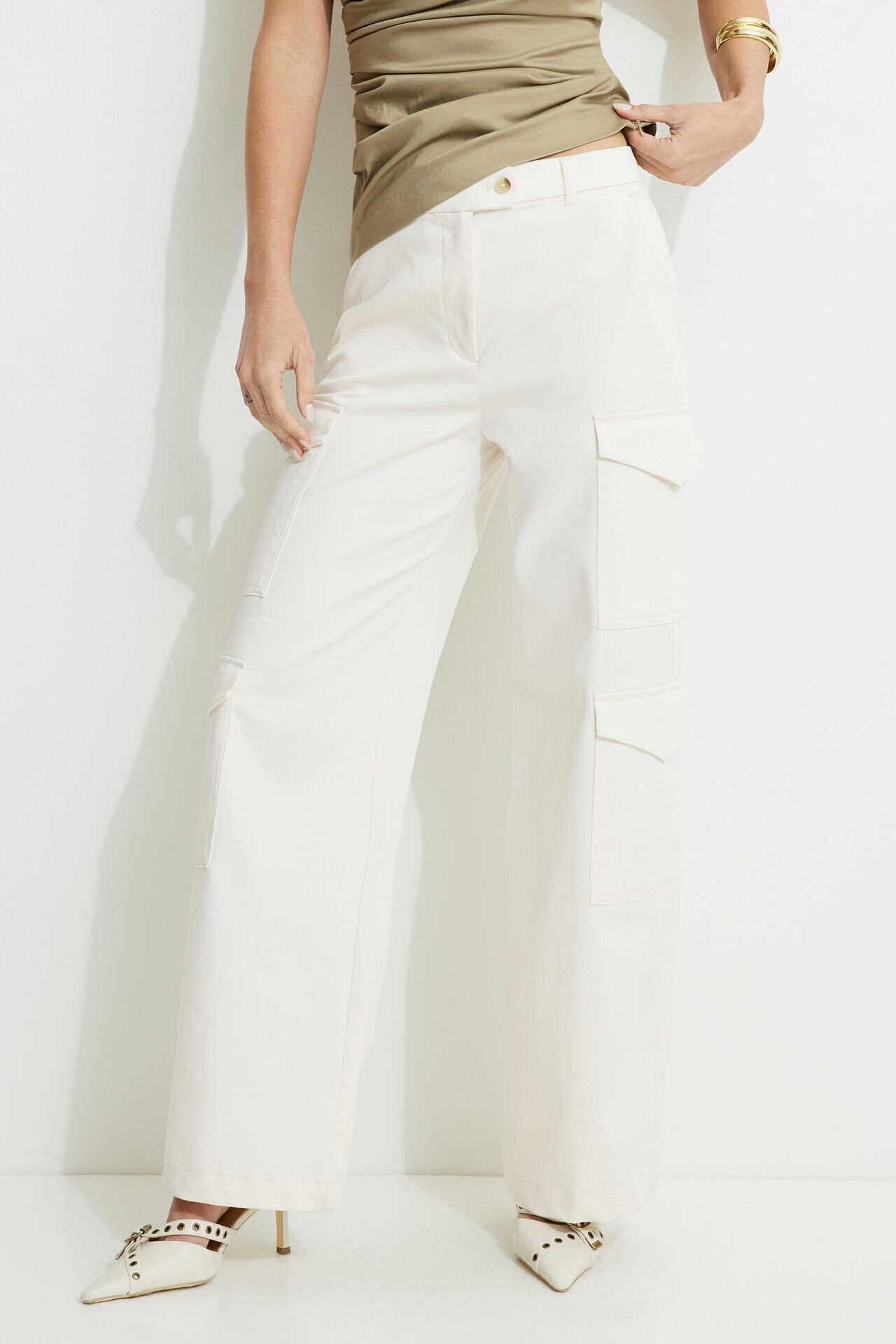 Straight Leg Cargo Pants | Dynamite Clothing