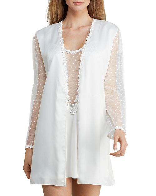 Flora Nikrooz Showstopper Charmeuse Cover-Up Robe & Chemise Women | Bloomingdale's (US)