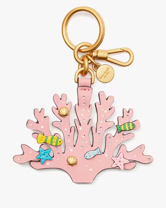 What The Shell Embellished Coral Reef Key Fob | Kate Spade (US)