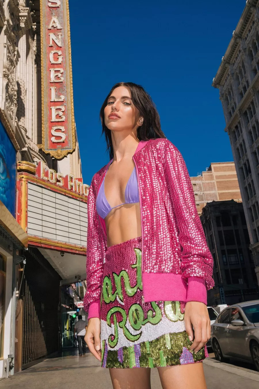 Santa Rosa Sequin Embellished Bomber Jacket | Nasty Gal (US)