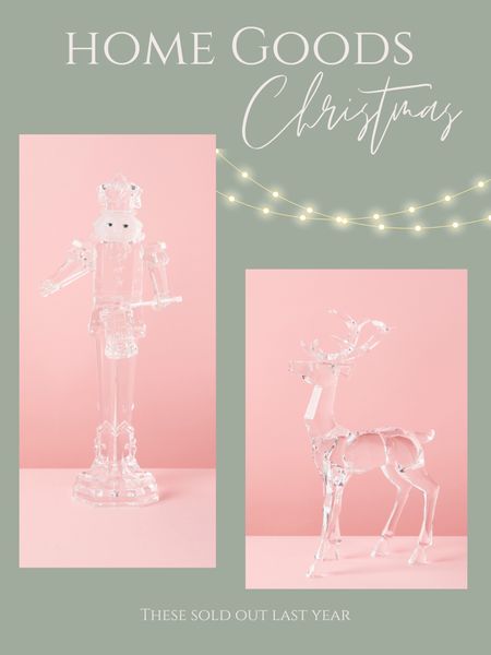 Yup, it’s time to start thinking Christmas already 😵‍💫 I found these acrylic nutcracker and reindeer figurines that sold out last year. Hurry before the sell out again. 





Home goods, tj maxx, Marshalls 

#LTKhome #LTKHoliday #LTKSeasonal