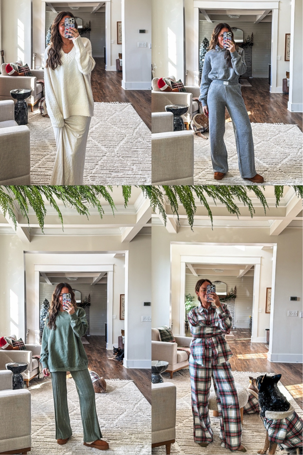 Aerie holiday faves! [wearing size small in pretty much everything except the skirts I did XS + XS long grey quilted pants!] @Aerie #AeriePartner #AerieREAL

#LTKFindsUnder50 #LTKSaleAlert #LTKHoliday