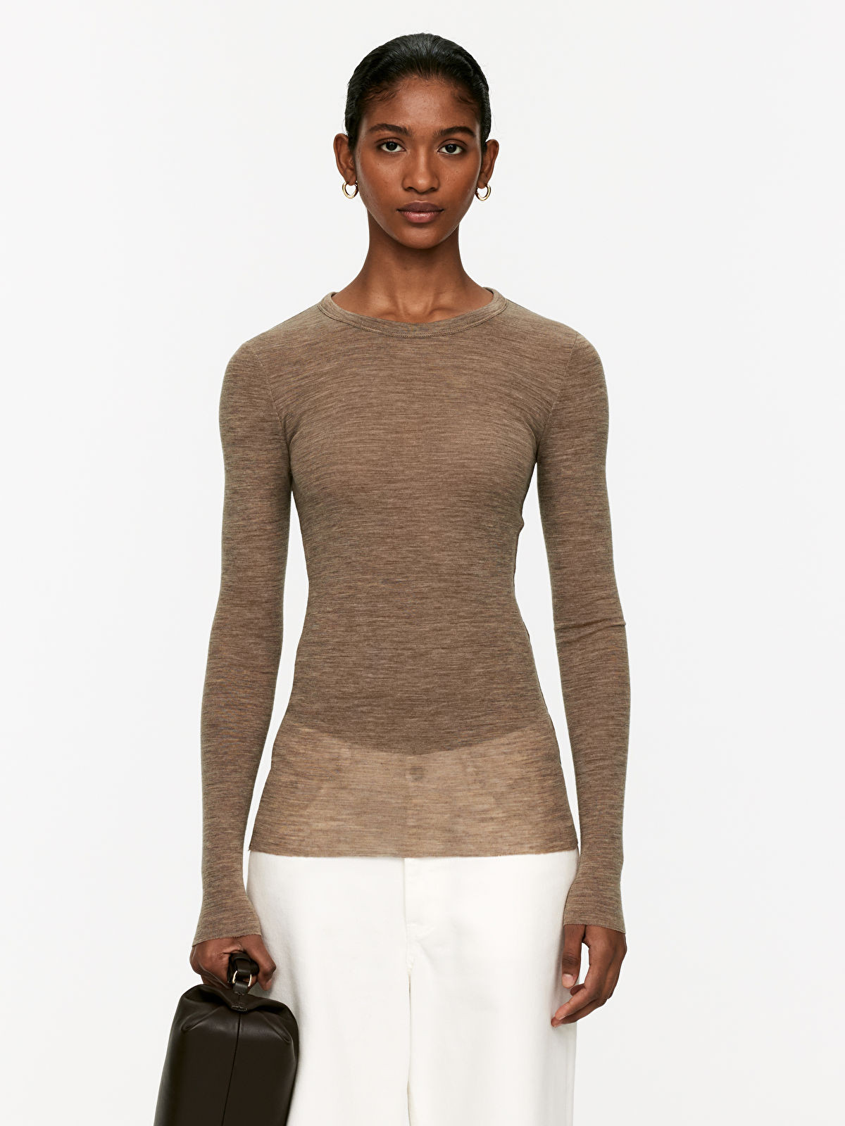 Long-Sleeved Merino Top | ARKET (US&UK)