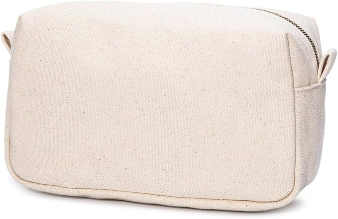 YONBEN Women Cosmetic Toiletry Makeup Bag Pouch Travel Organizer Bag (Beige) | Amazon (US)