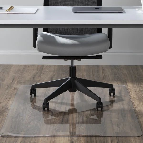 Hard Floor Beveled Rectangular Chair Mat | Wayfair North America