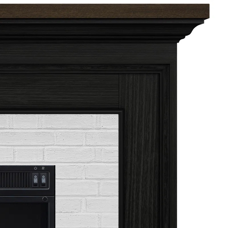 Ellington Circle 47.38'' W Electric Fireplace | Wayfair North America