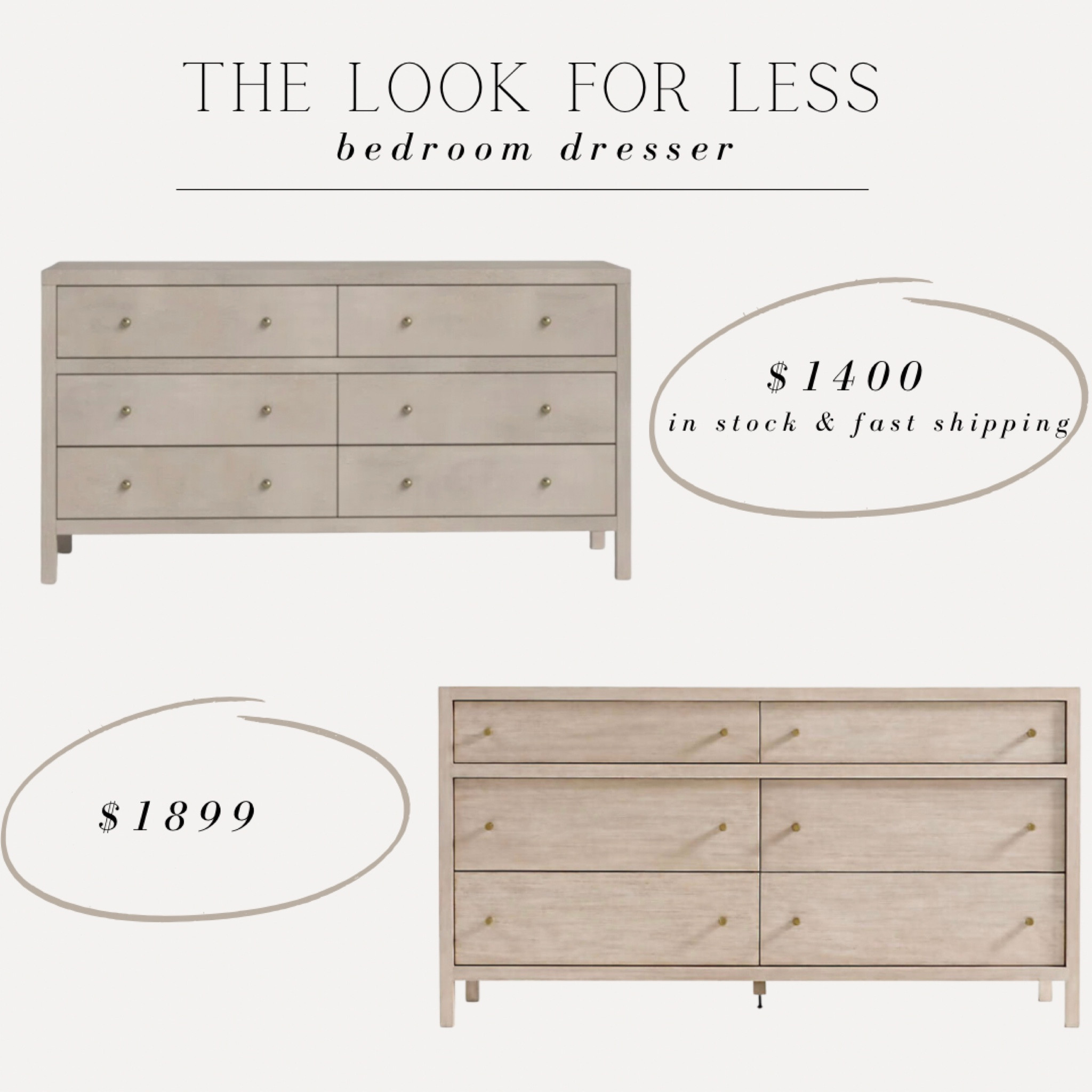 Look for less - crate & barrel dresser.

Bedroom furniture, bedroom dresser, dupe alert

#LTKhome #LTKsalealert