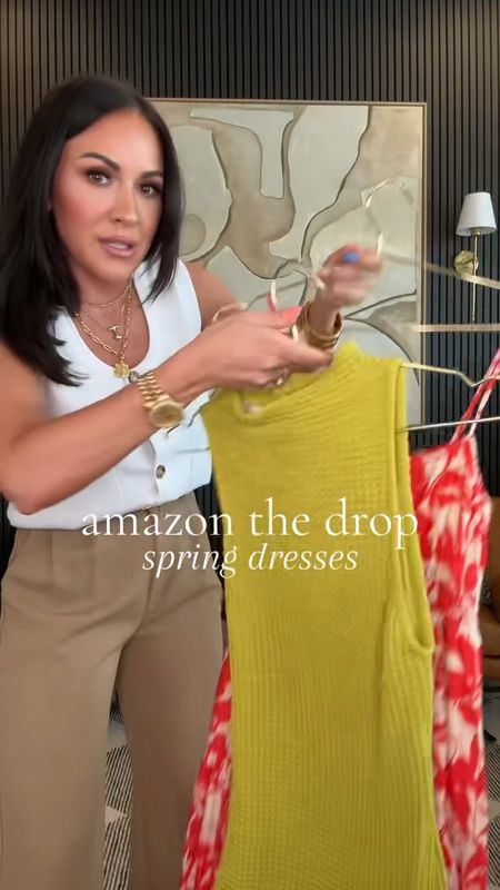 Obsessed with these dresses from  Amazon The Drop! 

Wearing an Xsmall in both! 
I’m 5’2, 135 lbs, 34 DD, 25 in waist. 

Both dresses will be saved in my storefront under April Finds!

#petitefashion #fashionover40 #fashioninspo #springfashion

#LTKover40 #LTKstyletip #LTKfindsunder100