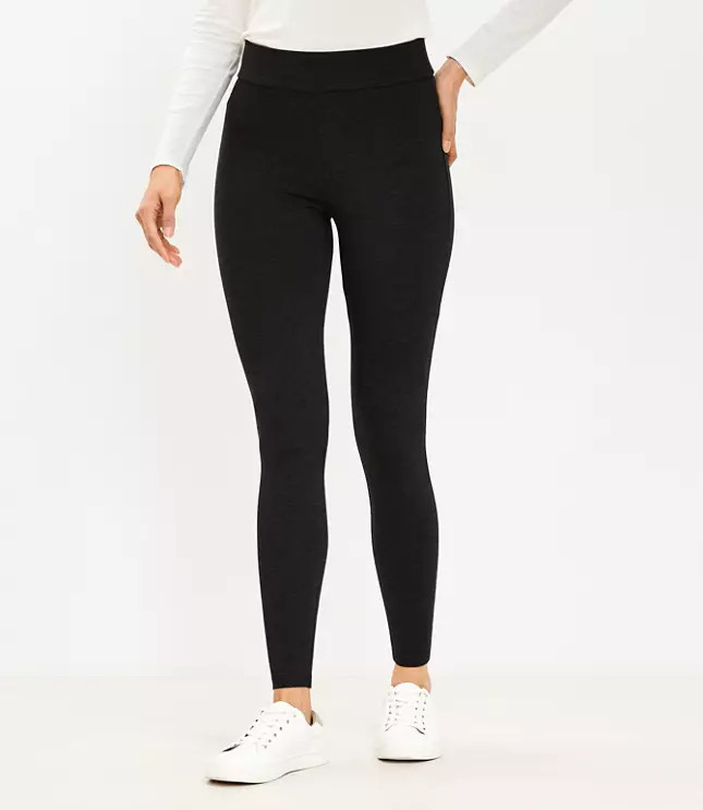 Petite Seamed Ponte Leggings | LOFT