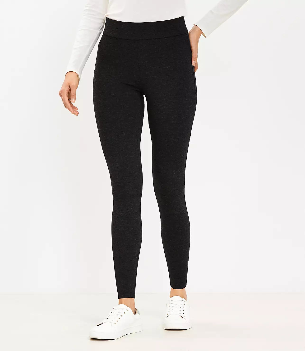 Petite Seamed Ponte Leggings | LOFT