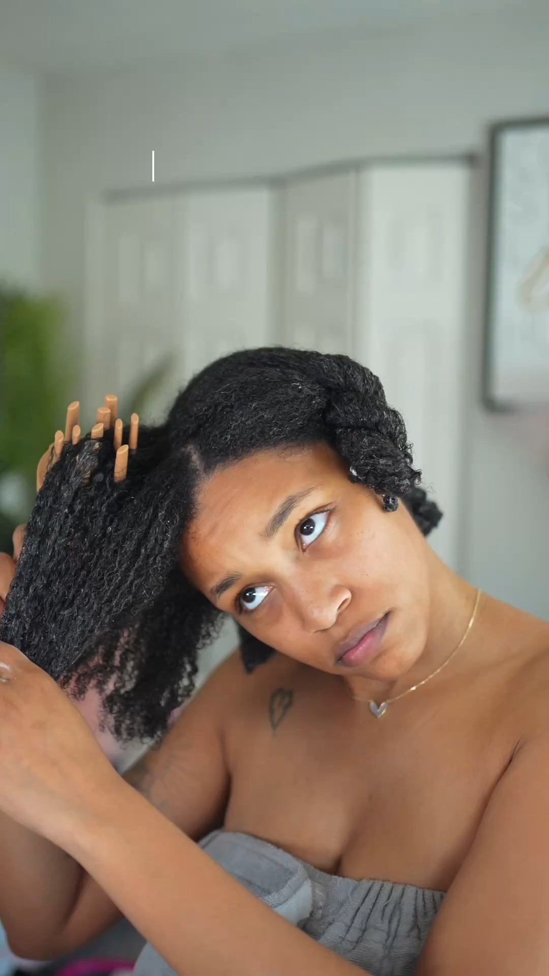 The secret to my juicy, hydrated wash days? The Pattern Beauty Hair Steamer + their Breakage Barrier Hair Mask = a curl care duo that does NOT play.

I used way less product, had noticeably less breakage, and my hair felt sooo soft and defined after steaming. The steam really helped the deep conditioner penetrate my strands, so I wasn’t wasting product—and my hair stayed moisturized for days.

If your hair is dry, prone to breakage, or just needs some extra love, this combo is it. Especially for my type 4 curls—this gives salon results at home.

Everything I used is linked on my LTK so you can treat your curls right this wash day!

#patternbeauty #breakagebarrierhairmask #naturalhaircare #washdayessentials #hairsteamer #deepconditioner #healthyhairroutine #4bhair #type4hair #curlyhairproducts #blackhaircare #deepconditioningroutine #hairmask #hydratedcurls #ltknaturalhair #ltkbeauty #ltkwashday #washdaymusthaves #moisturizedcurls #naturalhairroutine