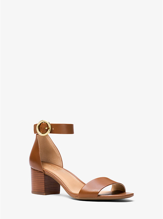Lena Leather Sandal | Michael Kors CA