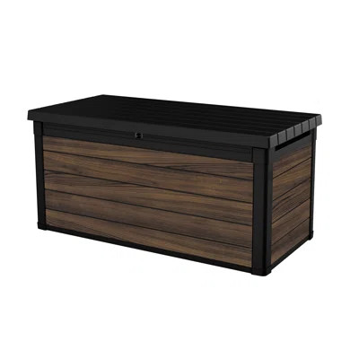 Keter Signature Collection 150 Gallon Durable Resin Outdoor Storage and Organization Deck Box Ideal For Garden Patio Furniture and Supplies (Choose Co | Wayfair North America