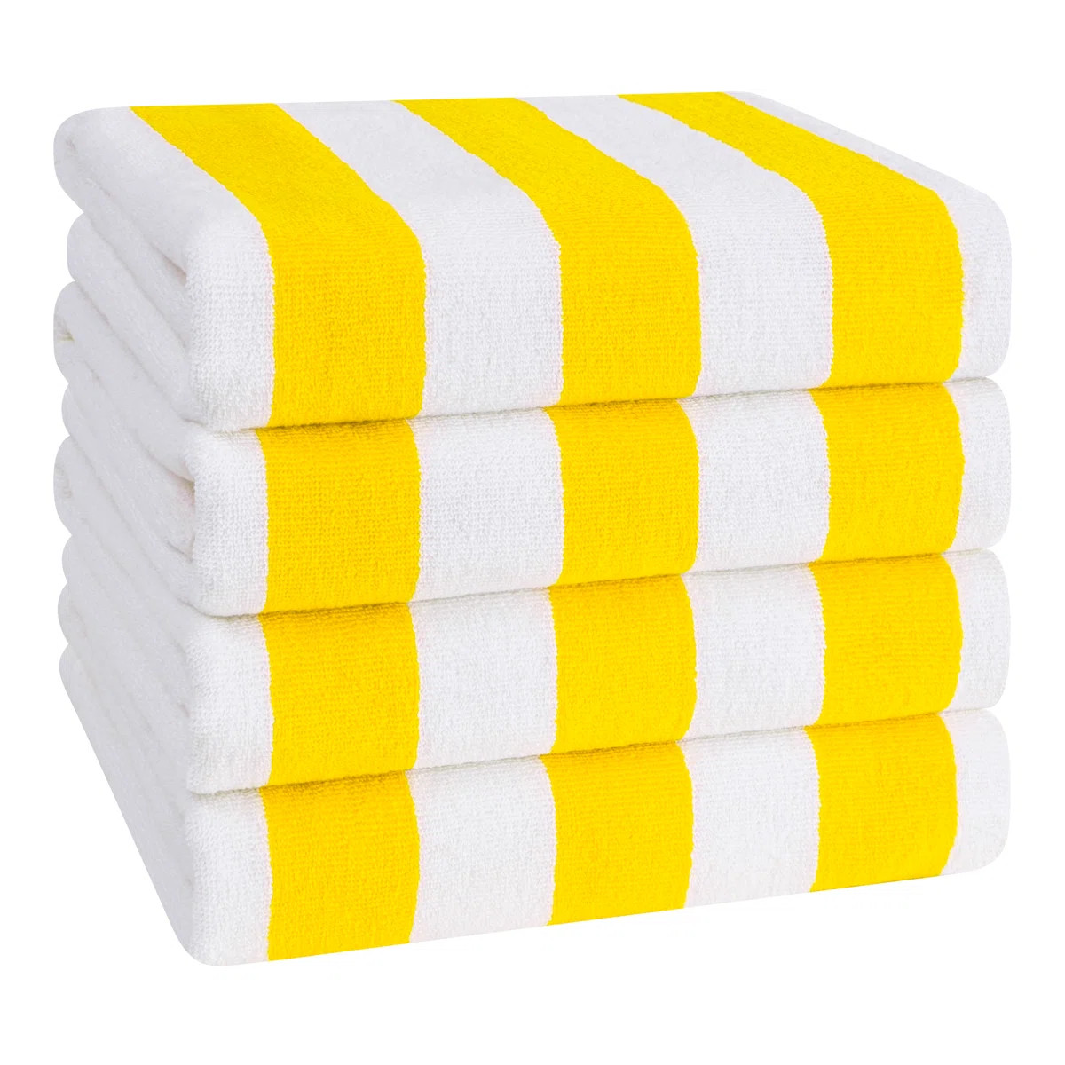 Devontia Cabana Striped Beach Towels, 30x60 inch 4 Piece Oversize Pool Towels (Set of 4) | Wayfair North America
