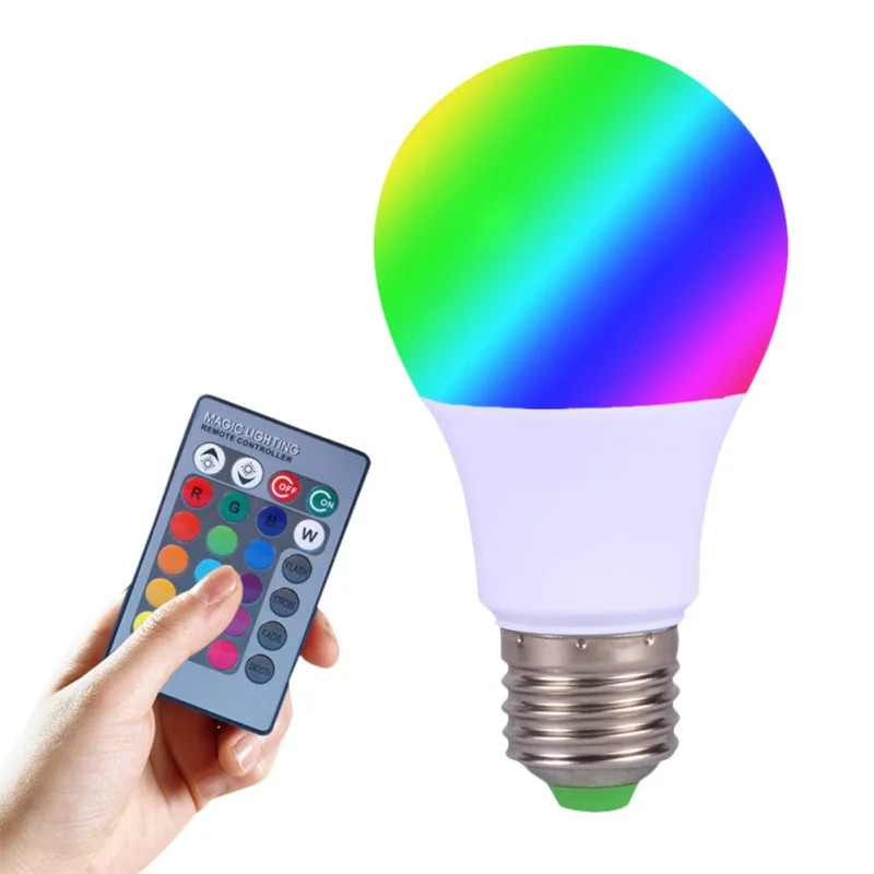 LED Light Bulb Magic 16 Color Changing Lamp Remote Control - Walmart.com | Walmart (US)
