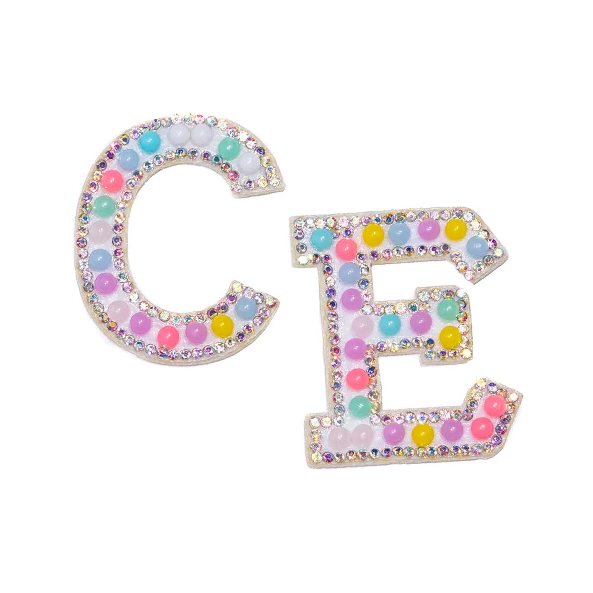 Pastel Pearl Letter Patches | Becco Bags