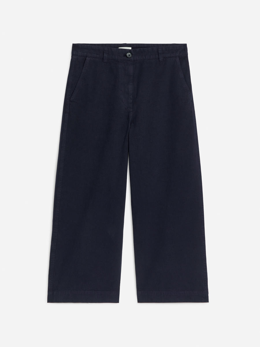 Pantalon chino raccourci en lin et coton – ARKET FR | Arket EU