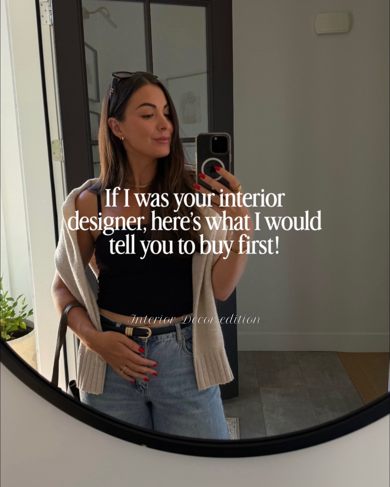 The pieces I would tell you to buy first if I was designing your home on a budget. 

Comment “SEND” and I’ll pop the direct link to all my home favourites right to your inbox!