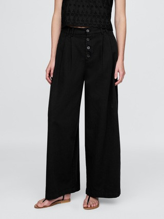 Gap × DÔEN High Rise Pleated Trousers | Gap (US)
