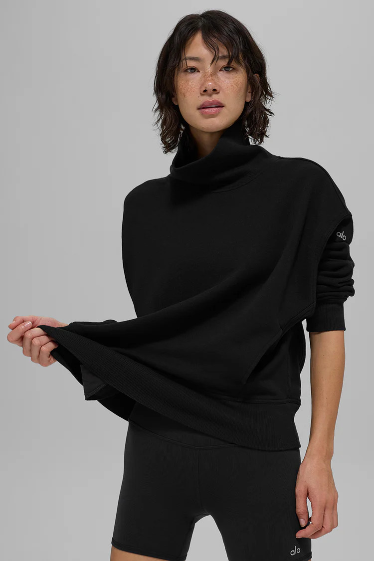 Hazy Mock Neck Pullover | Alo Yoga (US)