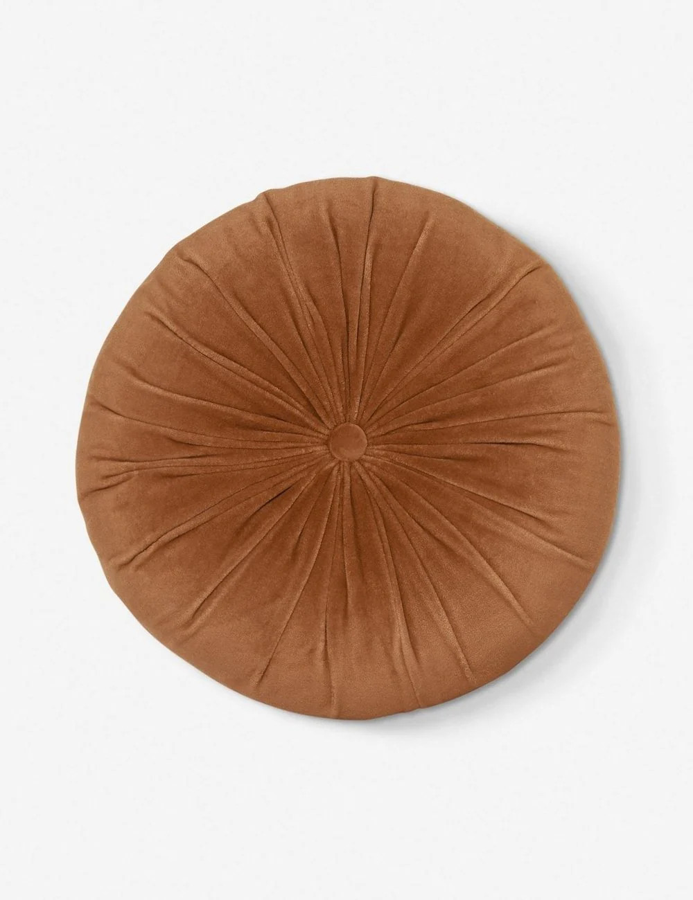 Monroe Velvet Round Pillow | Lulu and Georgia 