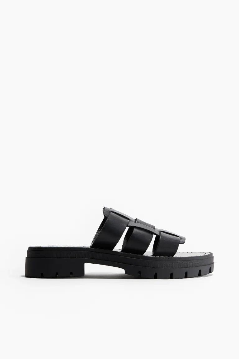 Chunky Leather Sandals | H&M (US + CA)