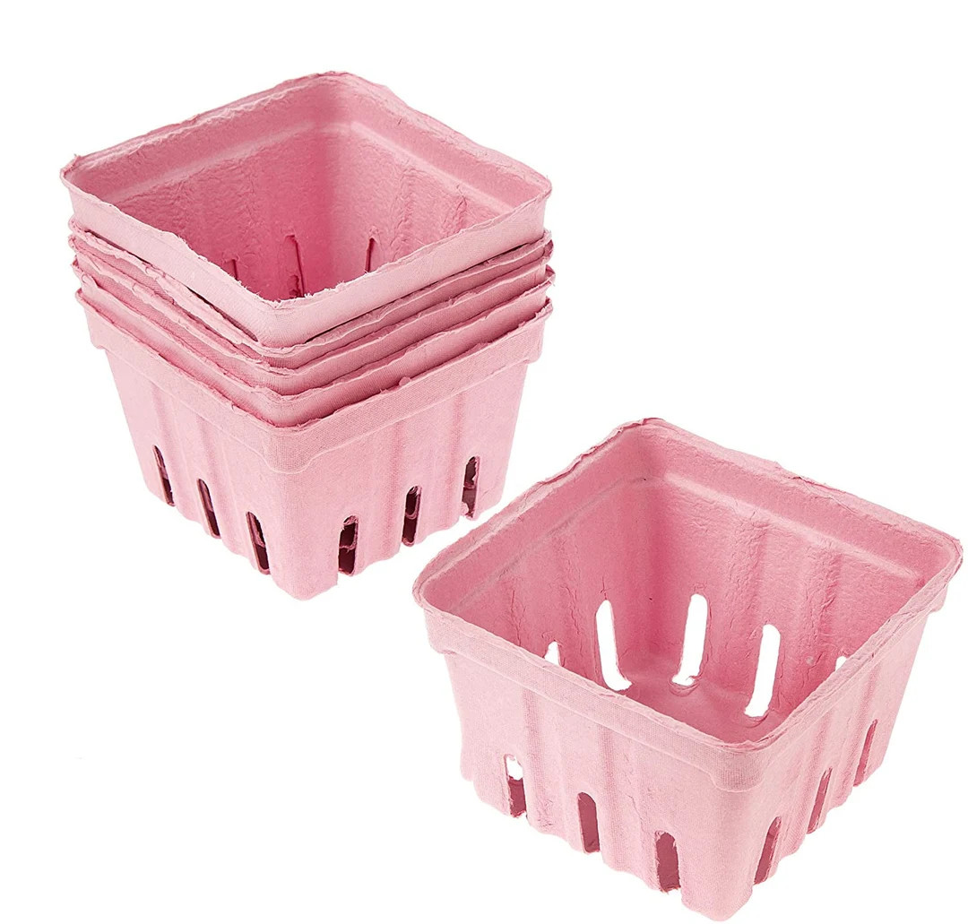 Soft Pink PASTEL Berry Baskets , Free Shipping on Orders Over 35USD Before Tax - Etsy | Etsy (US)
