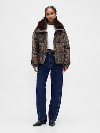 Faux Fur-Trim Puffer Jacket | Gap (US)