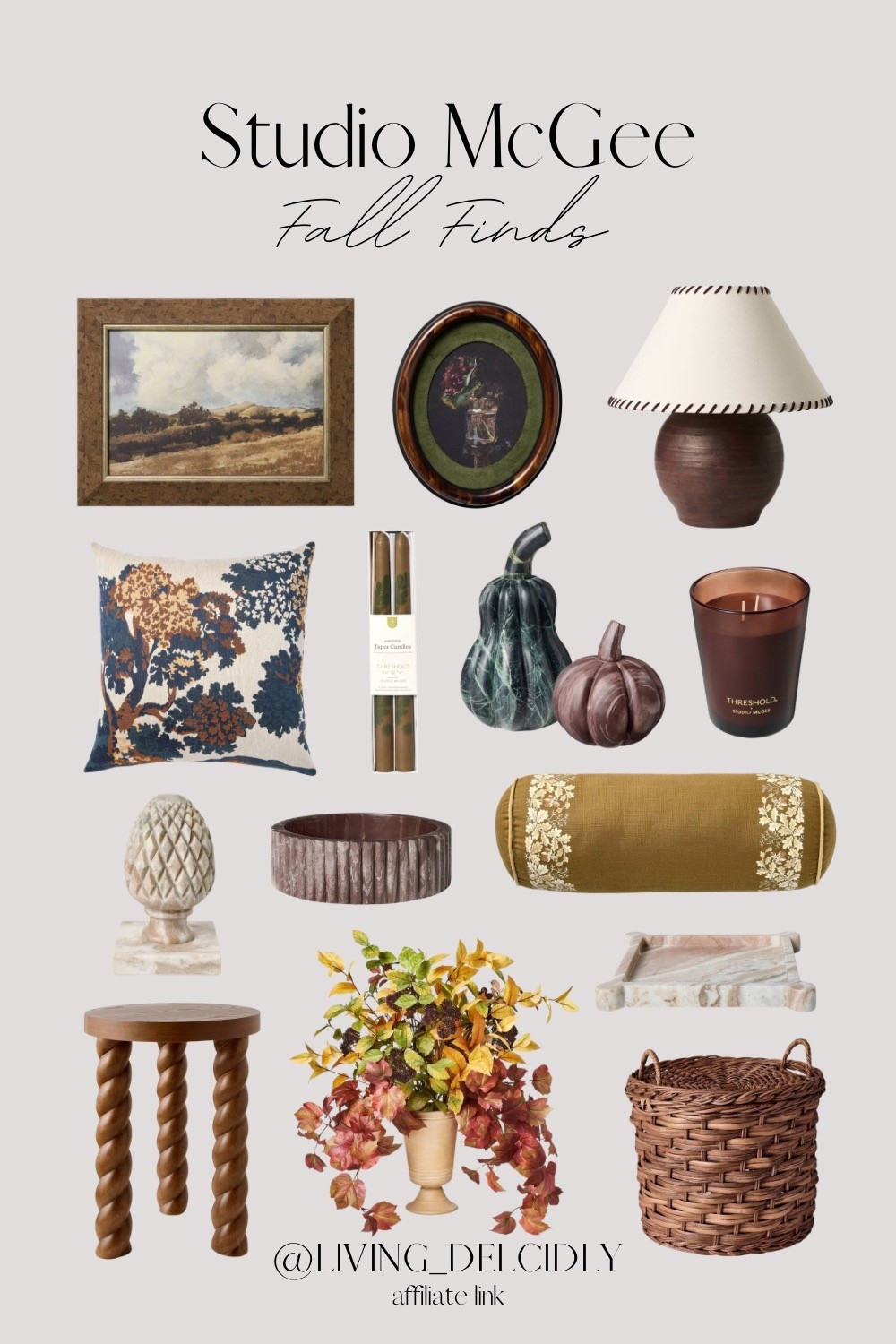 Studio McGee Fall finds✨

Fall Decor | Fall Styling | Target Finds

#LTKSeasonal #LTKHome