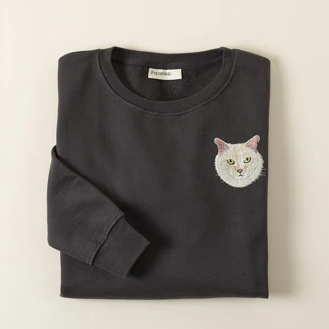 Custom Pet Embroidered Sweatshirt | UncommonGoods