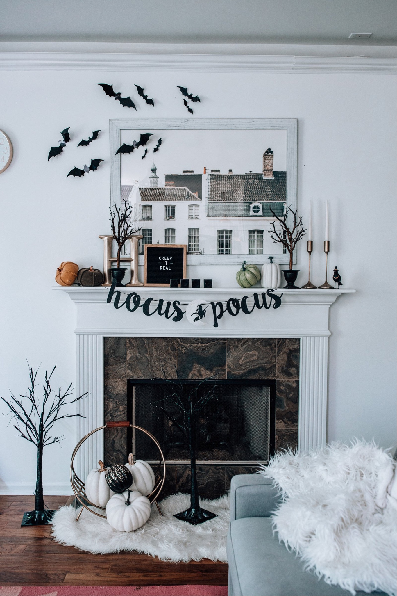 Halloween mantel, Halloween decor, Halloween decorations, fall decor, mantel decorations 

#LTKhome #LTKunder50 #LTKSeasonal